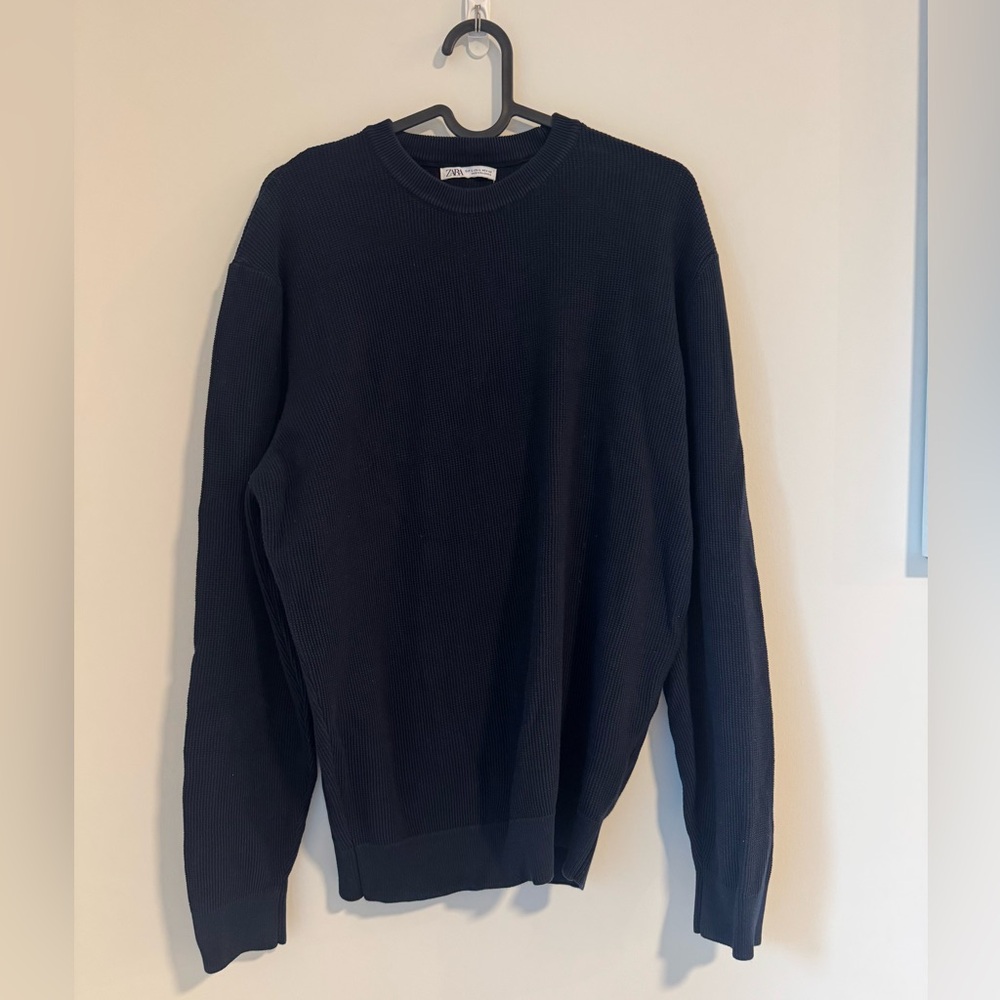Zara Men's Blue Sweater
